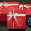 W9203Redc Red Gift Boxes Set of 3