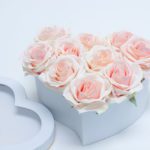 W9724 Royal White Heart-Shape with Window (Set of 3)