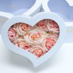 W9724 Royal White Heart-Shape with Window (Set of 3)