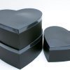 Black Heart Shape Flower boxes