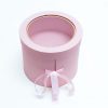 W9592 Pink Round Flower Box Pink Round Flower Box