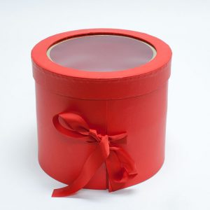 Red Round Two Layers Flower Boxes