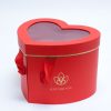 W9850b Red Heart Shape Flower Box Red Heart Shape Flower Box