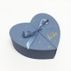 Flower Box 6879-1 Blue Heart Shape Flower Box