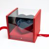 Red Acrylic Flower Box