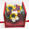 Red Acrylic Flower Box