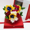 Red Acrylic Flower Box
