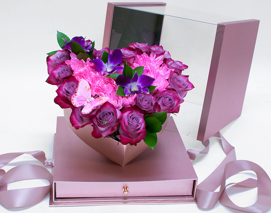 Acrylic Square Flower Box