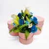Pink Round Flower Boxes