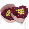 9851design-3 Two Tiers Heart Shape Flower box