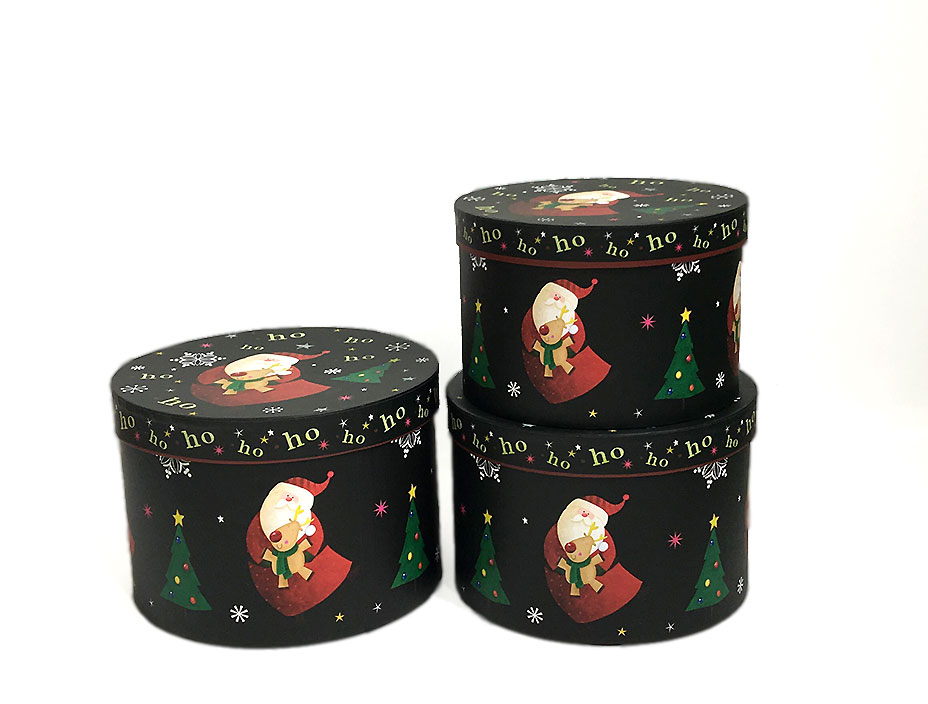 Black Christmas Flower Boxes