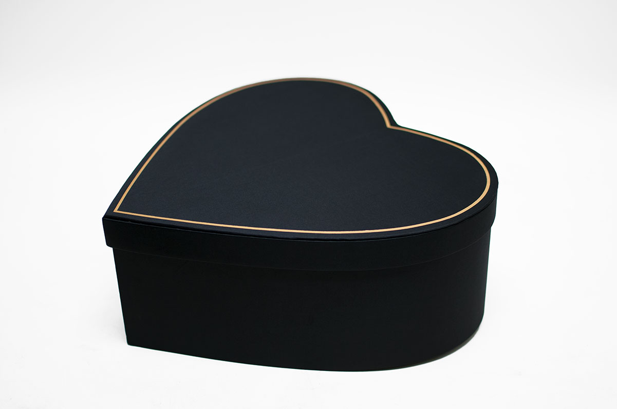 Big Heart Flower Box Large Big Black Heart Shape Flower Box
