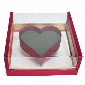 1125ARD Acrylic Red Photo Frame Flower Box