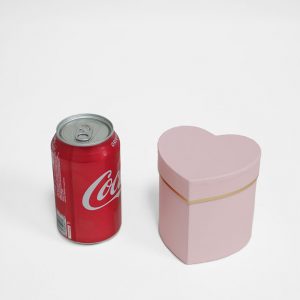 W7318pk Mini Heart Shape Flower Box Pink