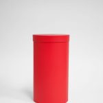 W7364 Red Round 3 Tiers Triple Layer Flower Box