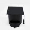 W7957 Black Graduation Cap Flower Box with Drawer W7957 Black Graduation Cap Flower Box with Drawer