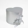 W7492 Silver Heart Shape Flower Box (Two-Layers) W7492 Silver Heart Shape Flower Box (Two-Layers)