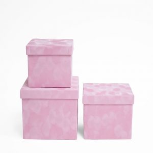 w7648-pink-set-of-3-velvet-square-flower-boxes