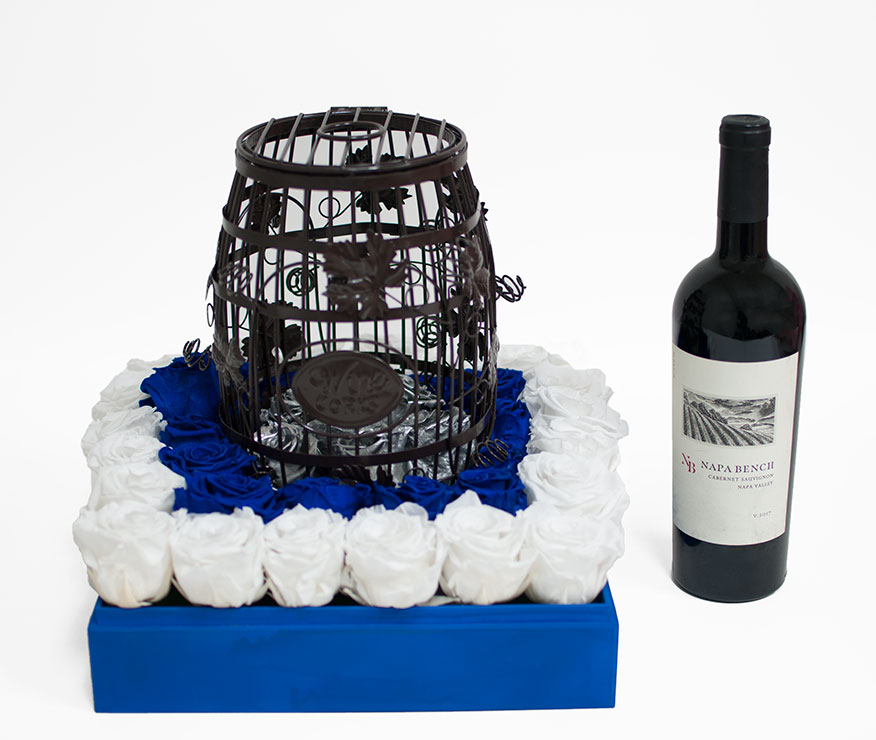 H995 Rustic Wine Cork Cage