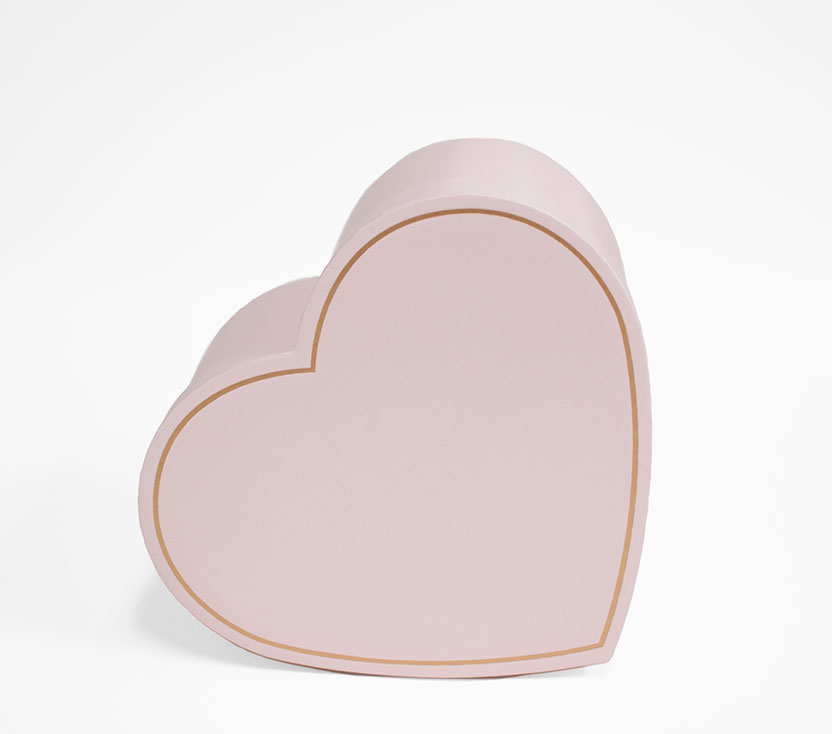 Small Pink Heart Shape Flower Box Small Pink Heart Shape Flower Box
