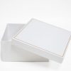 Small White Square Shape Flower Box
