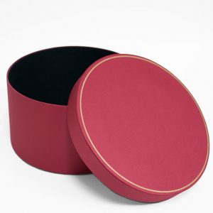Small Red Round Shape Flower Box