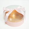 100337 Pink Acrylic Round Box 100337 Pink Acrylic Round Box