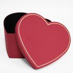 Small Red Heart Shape Flower Box
