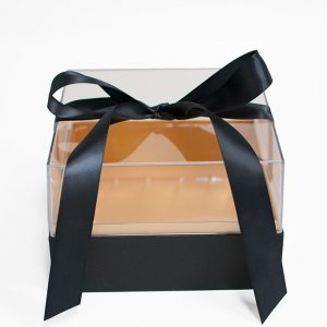 1132A Black Acrylic Square Flower Box
