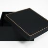 Small Black Square Shape Flower Box