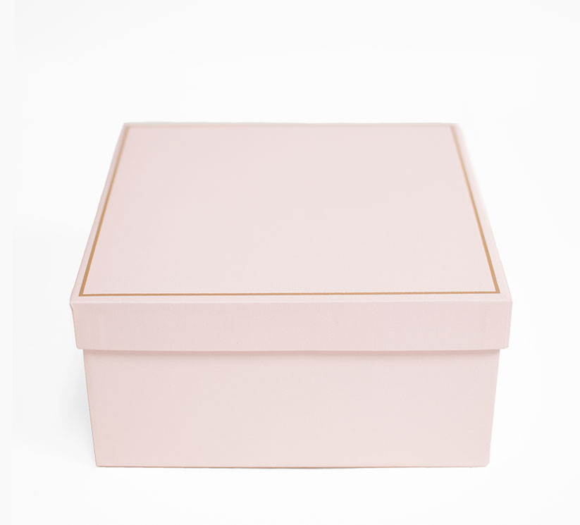 Small Pink Square Shape Flower Box