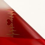 Plastic Plop Heart Flower Wraps 20 pcs Per Bag