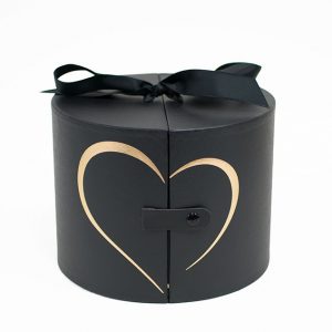 w6822-black-round-shape-flower-box-with-ribbon-and-button