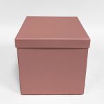W7197 Pink Square Surprise Box with Double Layer Square Containers