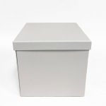 W7192 White Square Surprise Box with Double Layer Hearts