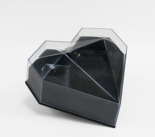 Diamond Heart ShapeFlower Box