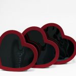 1128A Red Jumbo XL Premium Luxury Heart Shaped Flower Box Set of 3