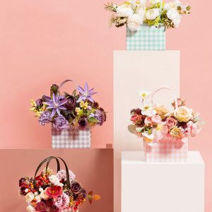 black-rectangle-plaid-small-bag-pack-of-4