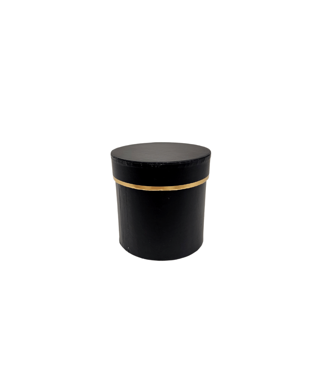 W7319black Mini Round Shape Flower Box Black