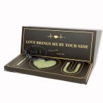 (Love Brings Me By Your Side) Folding Black I Love You Flower Box With Liners and Foams