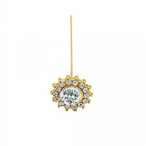 golden-2-inches-long-multiple-crystal-diamond-flower-pins-pack-of-24pcs