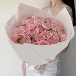 Pearl Fairy Yarn Tulle Flower Wraps 11 Inches x 4.5 Yards